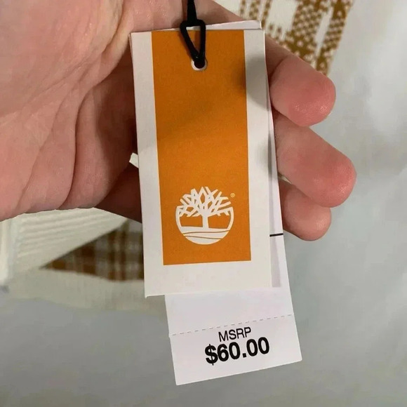 Timberland Scarf One Size Brown Knit 68" Long 11" Wide New $60 - Picture 3 of 6